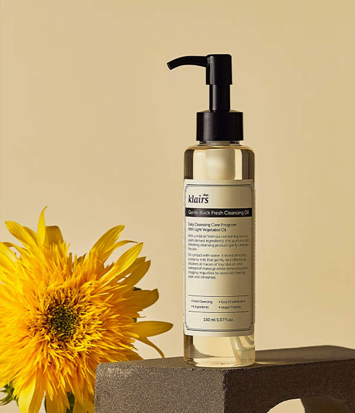KLAIRS | Gentle Black Fresh Cleansing Oil - InternationalCosmetic