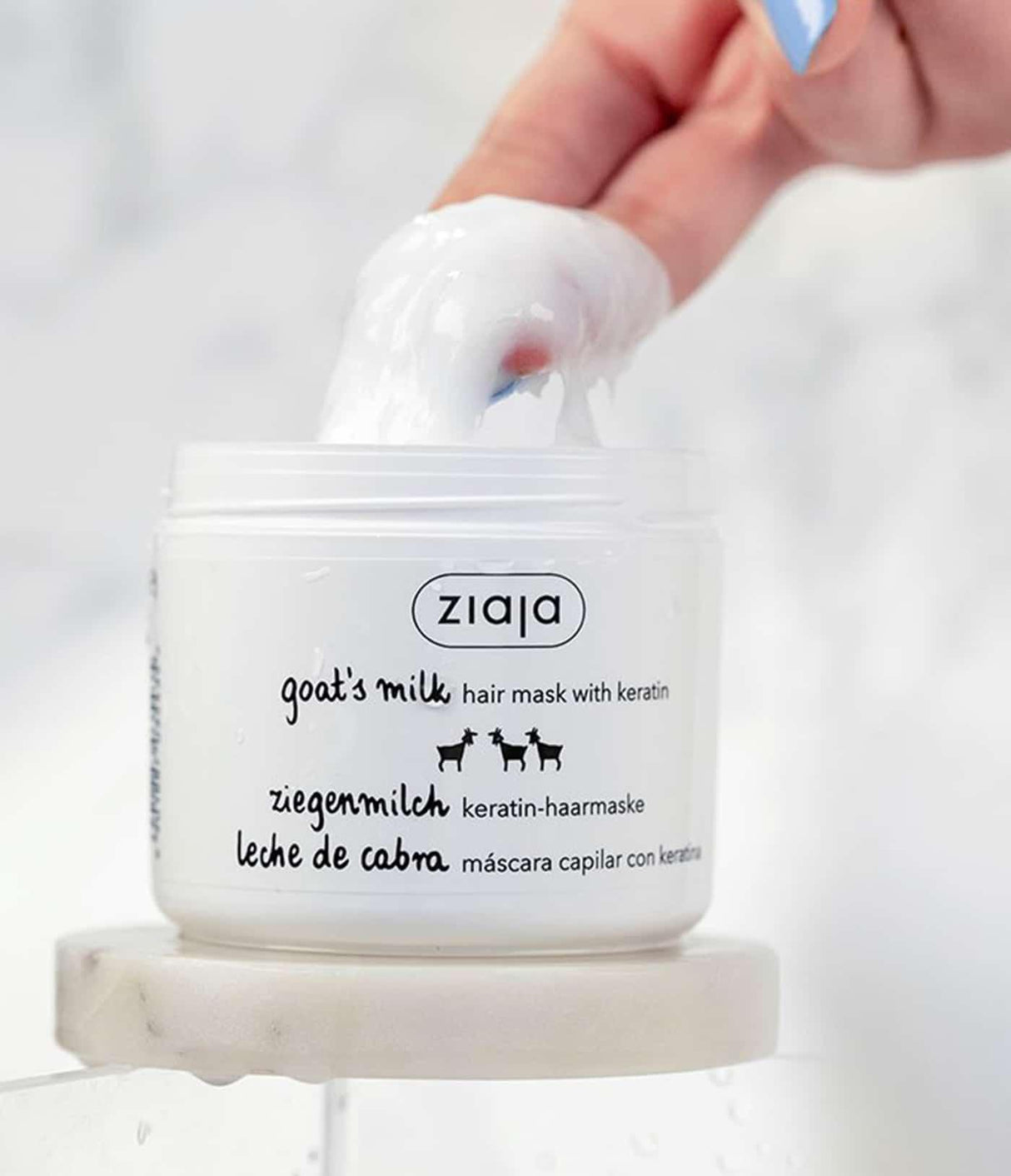 ZIAJA | Goat's Milk Hair Mask with Keratin - 200ml - InternationalCosmetic