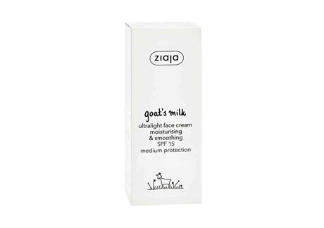 ZIAJA | Goat's Milk Ultralight Face Cream SPF15 - 50ml - InternationalCosmetic