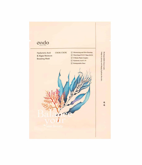 ONDO BEAUTY | Hyaluronic Acid & Algae Moisture Boosting Mask - 25 ml - InternationalCosmetic