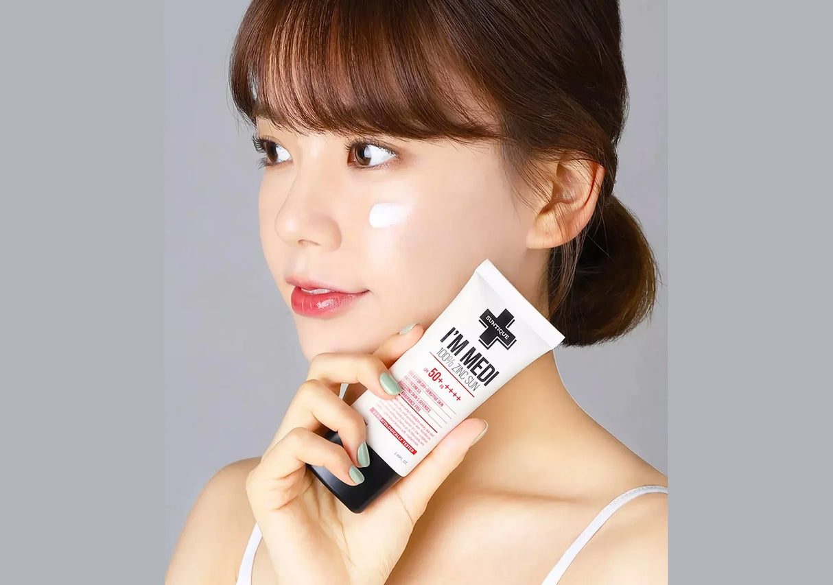 SUNTIQUE | I'M Medi 100% Zinc Sun SPF50+ - 50ml - InternationalCosmetic