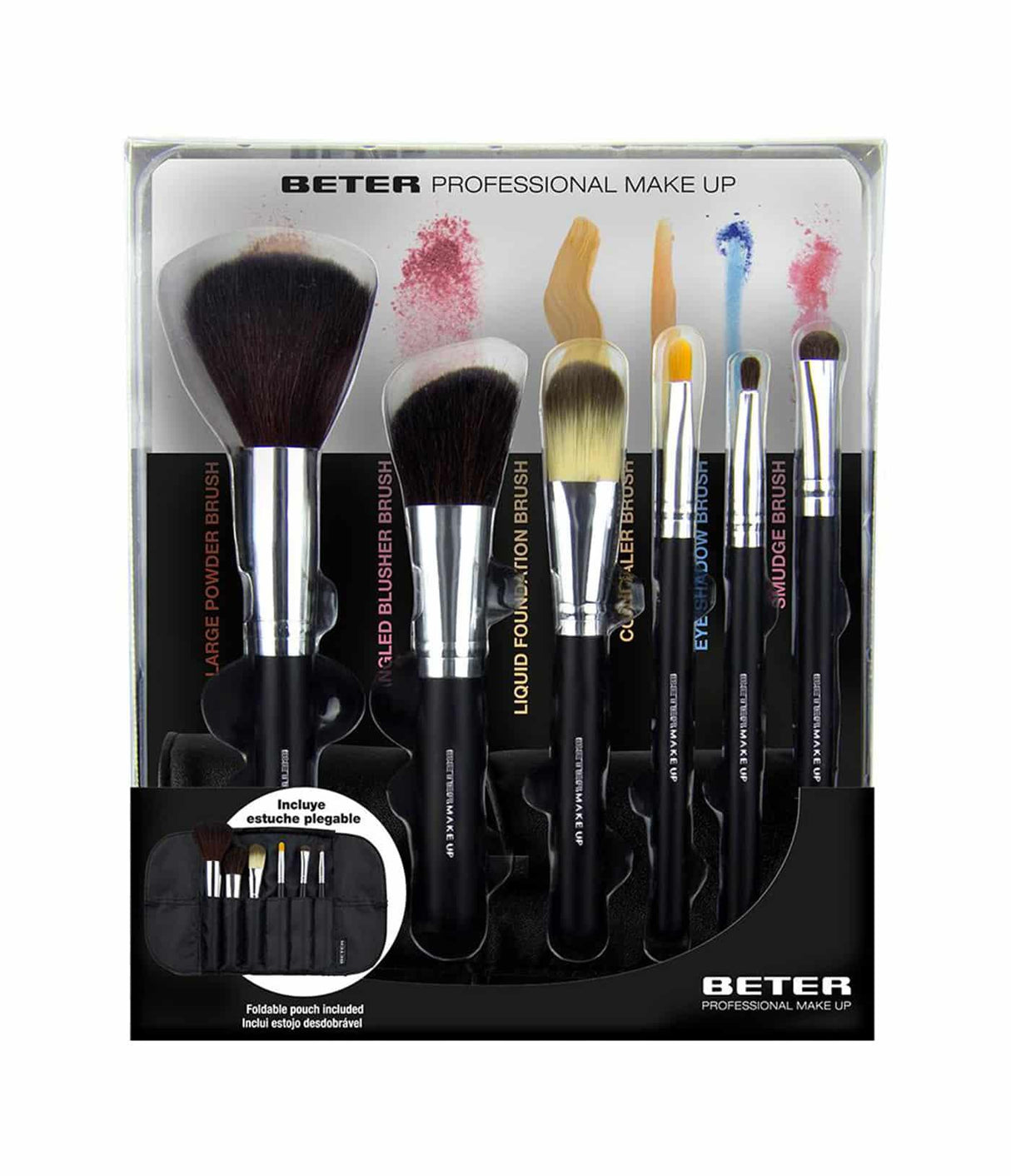 BETER | Kit con 6 Brochas Professional Make up - InternationalCosmetic