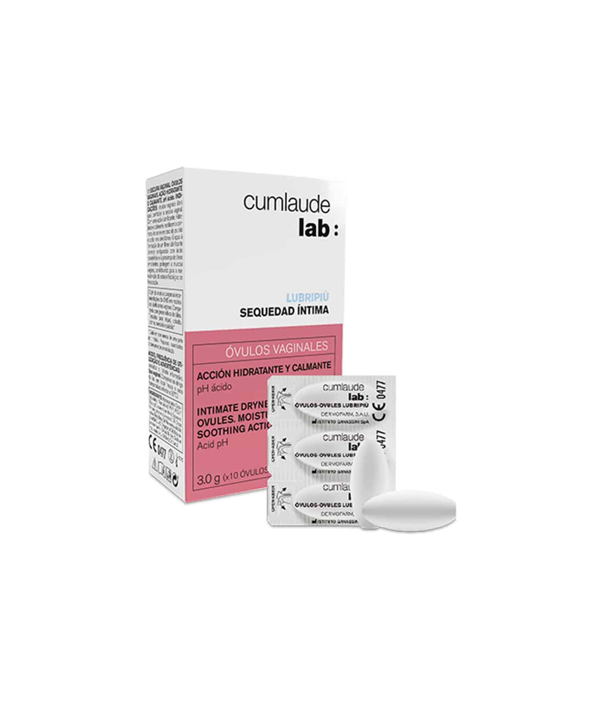 CUMLAUDE LAB | Lubripiù Óvulos Vaginales - 10ud - InternationalCosmetic