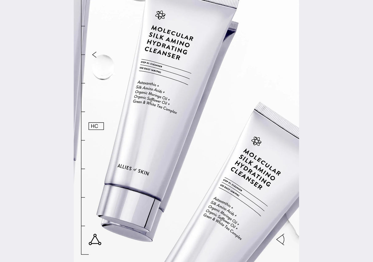 ALLIES OF SKIN | Molecular Silk Amino Hydrating Cleanser - InternationalCosmetic