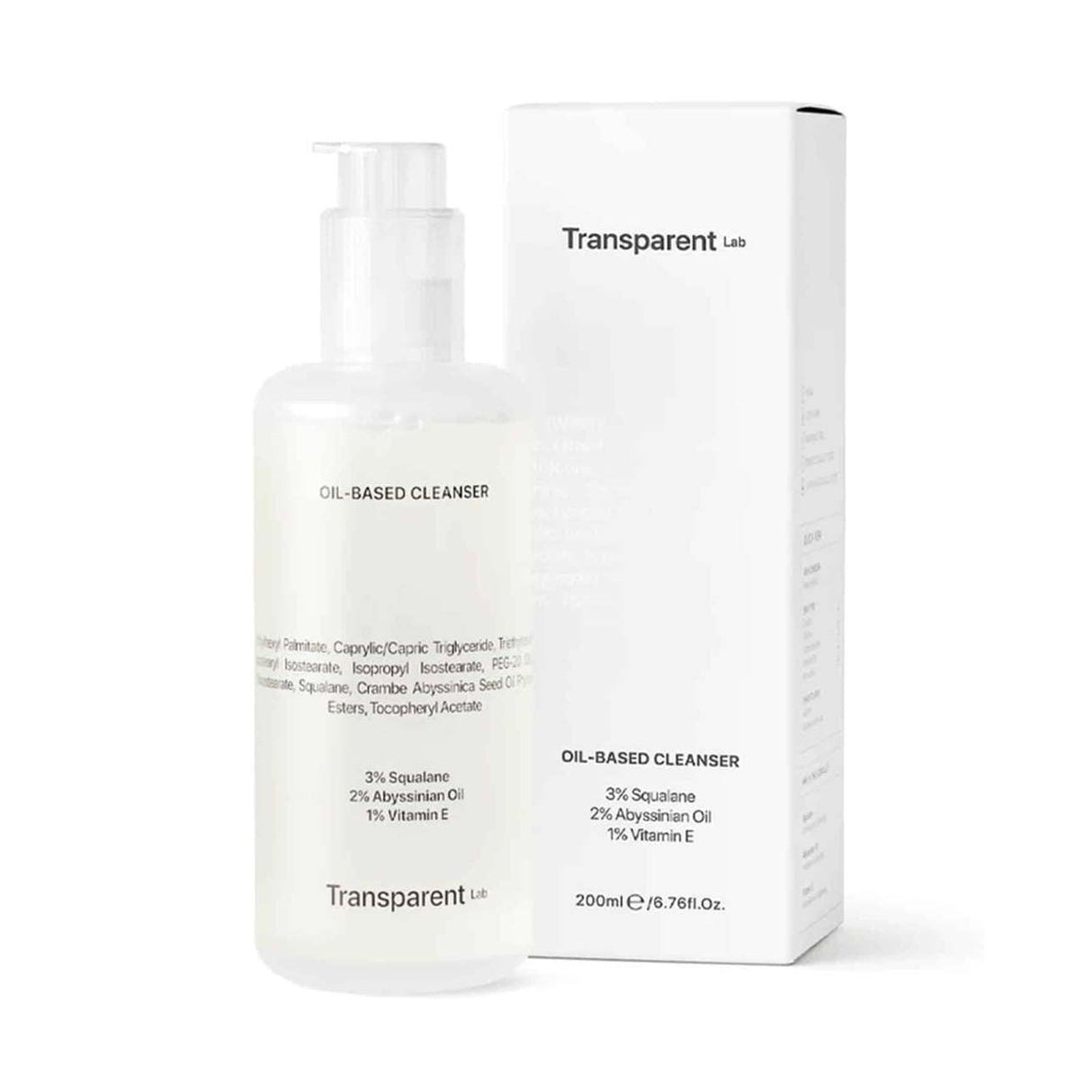 TRANSPARENT LAB | Oil Based Cleanser - InternationalCosmetic