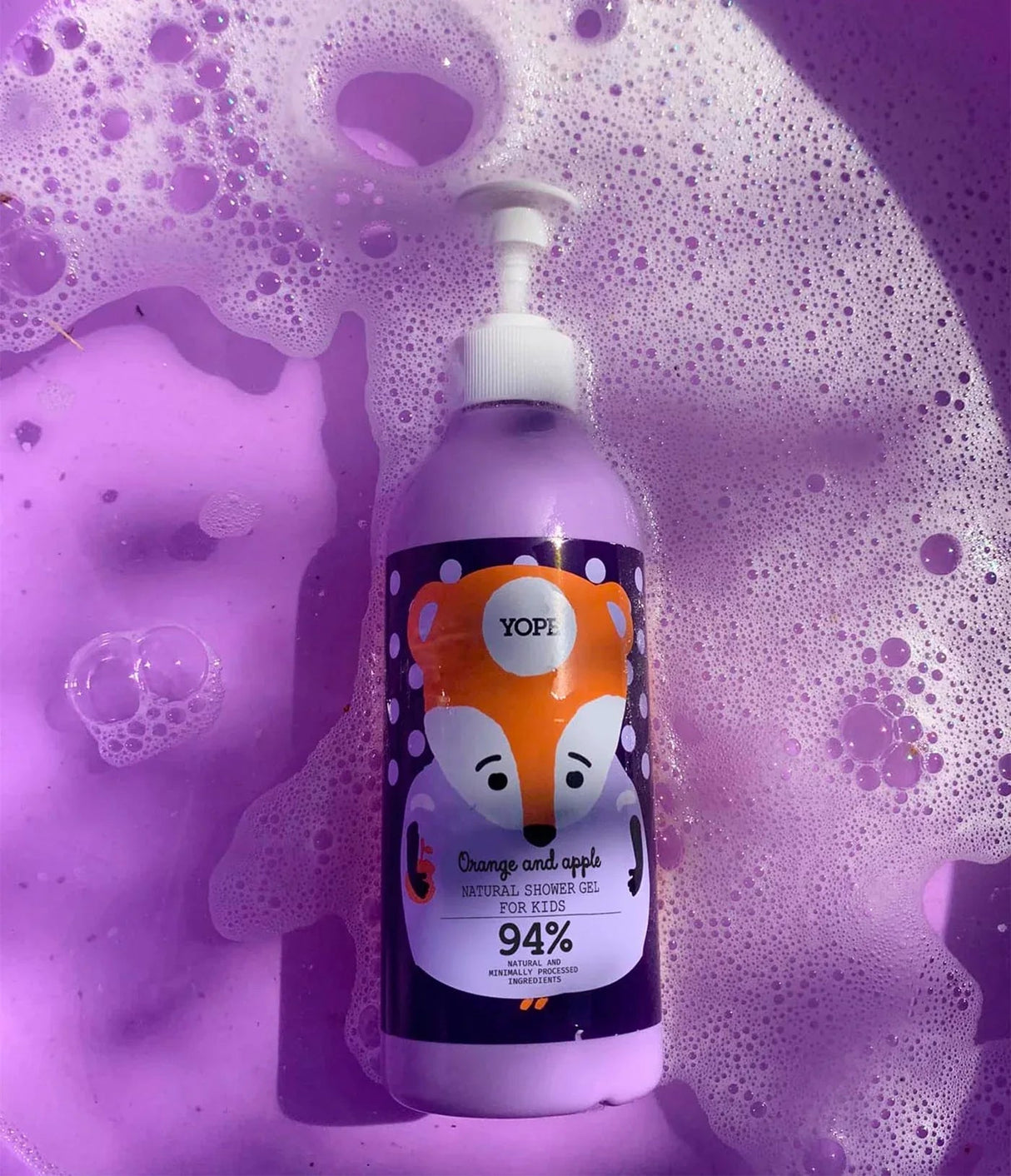 YOPE | Orange and Apple Natural Shower Gel for Kids - 400ml - InternationalCosmetic