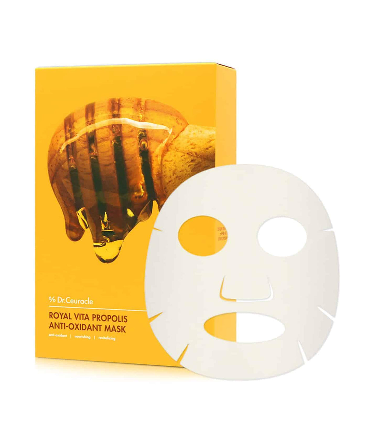 DR. CEURACLE | Royal Vita Propolis Anti-Oxidant Mask - 10ud - InternationalCosmetic