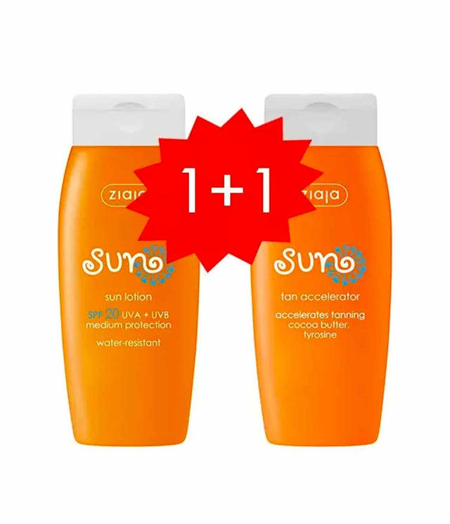 ZIAJA | Sun Lotion SPF20 + Acelerador Bronceado Gratis - 300ml - InternationalCosmetic