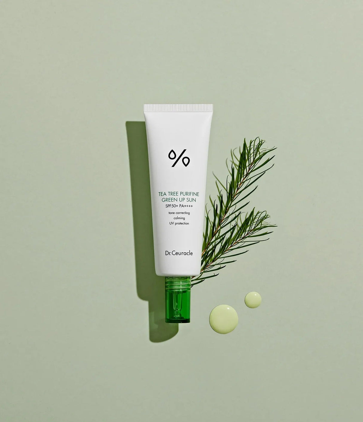 DR. CEURACLE | Tea Tree Purifine Green Up Sun SPF50+ - 50ml - InternationalCosmetic