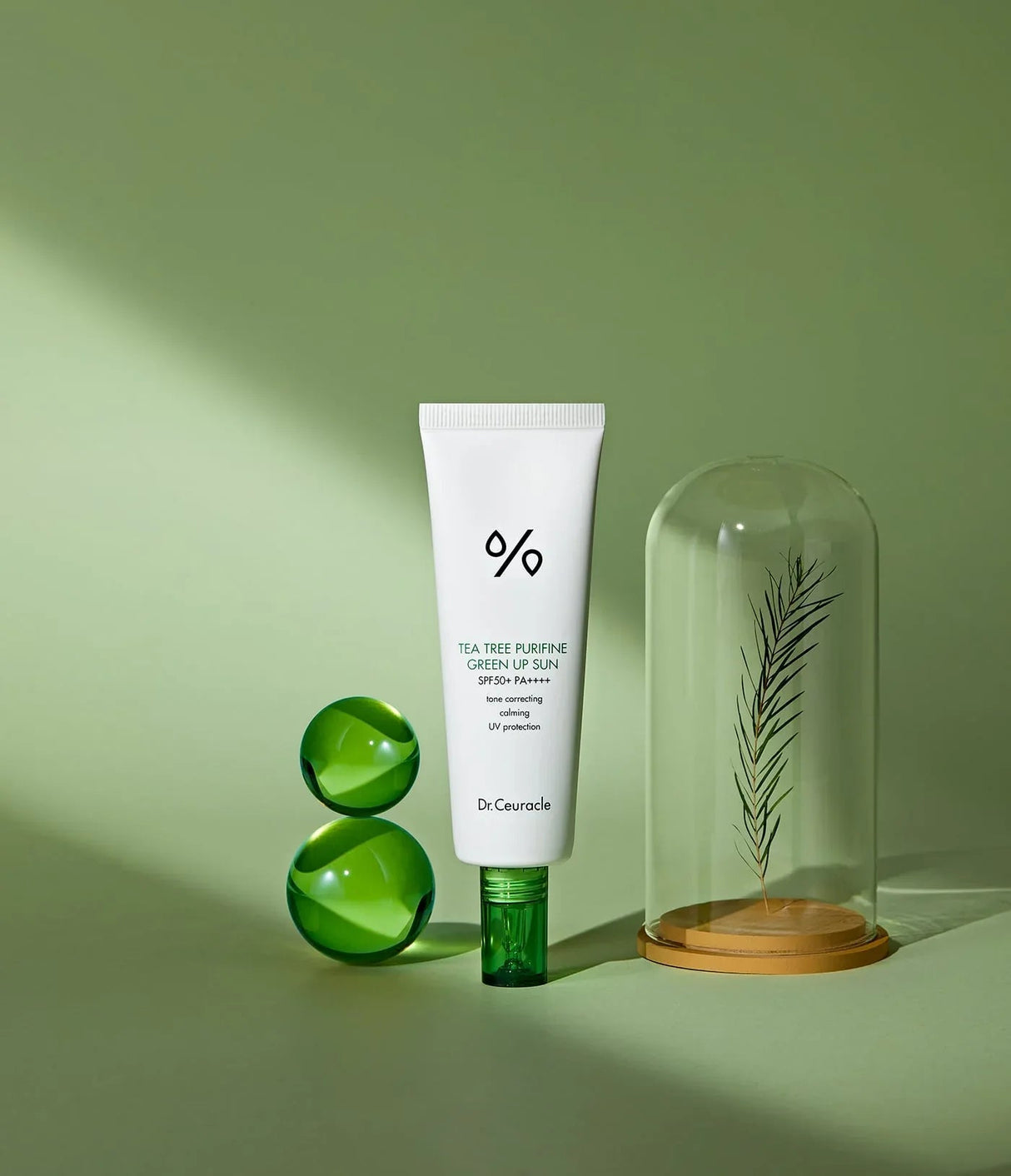 DR. CEURACLE | Tea Tree Purifine Green Up Sun SPF50+ - 50ml - InternationalCosmetic