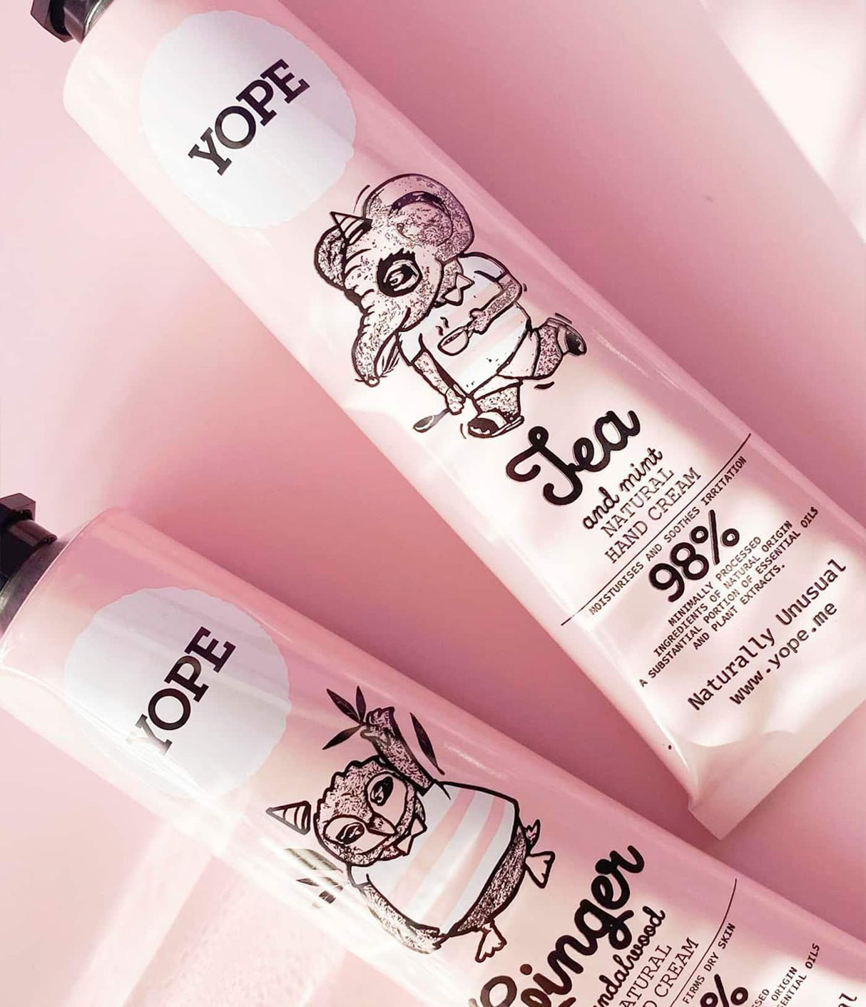 YOPE | Tea and Mint Natural Hand Cream - 100ml - InternationalCosmetic