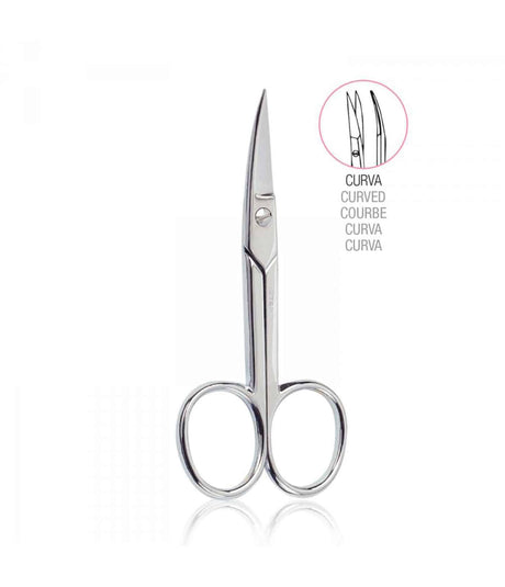 BETER | Tijera Manicura Uñas Curva Cromada - InternationalCosmetic