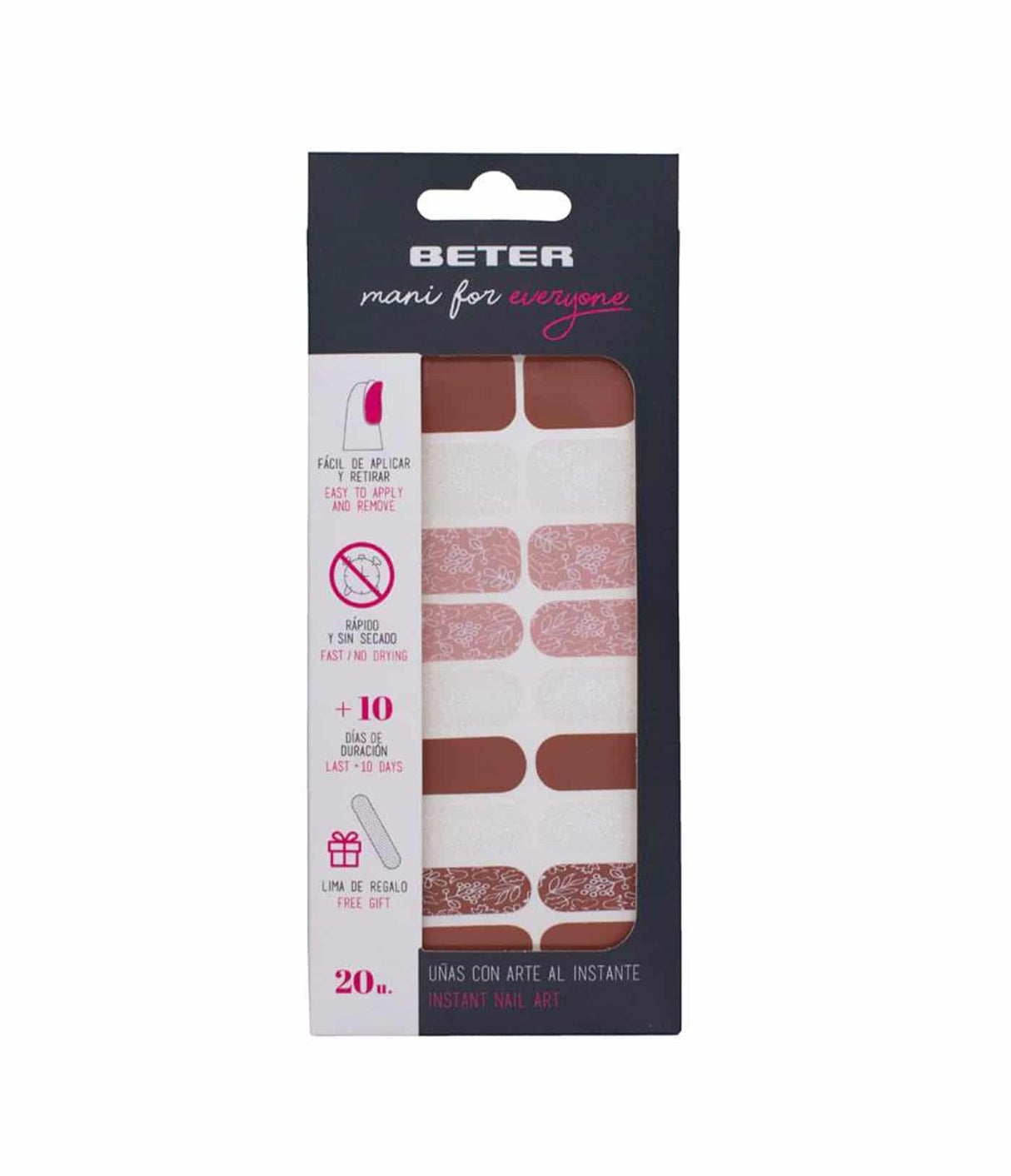 BETER | Tiras Adhesivas Mani for Everyone - Modelo Afrodita - InternationalCosmetic